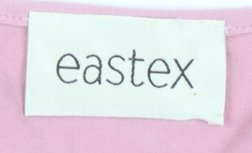 Womens UK Size 20 Eastex Pink Basic T-Shirt