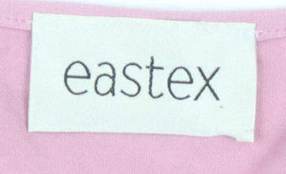 Womens UK Size 20 Eastex Pink Basic T-Shirt