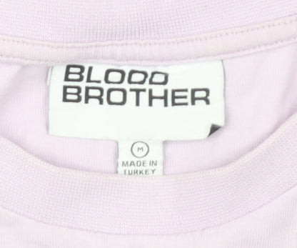 Blood Brother Men's Purple Crew Neck T-Shirt M