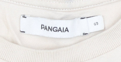 PANGAIA Beige Cropped T-Shirt for Women Size S