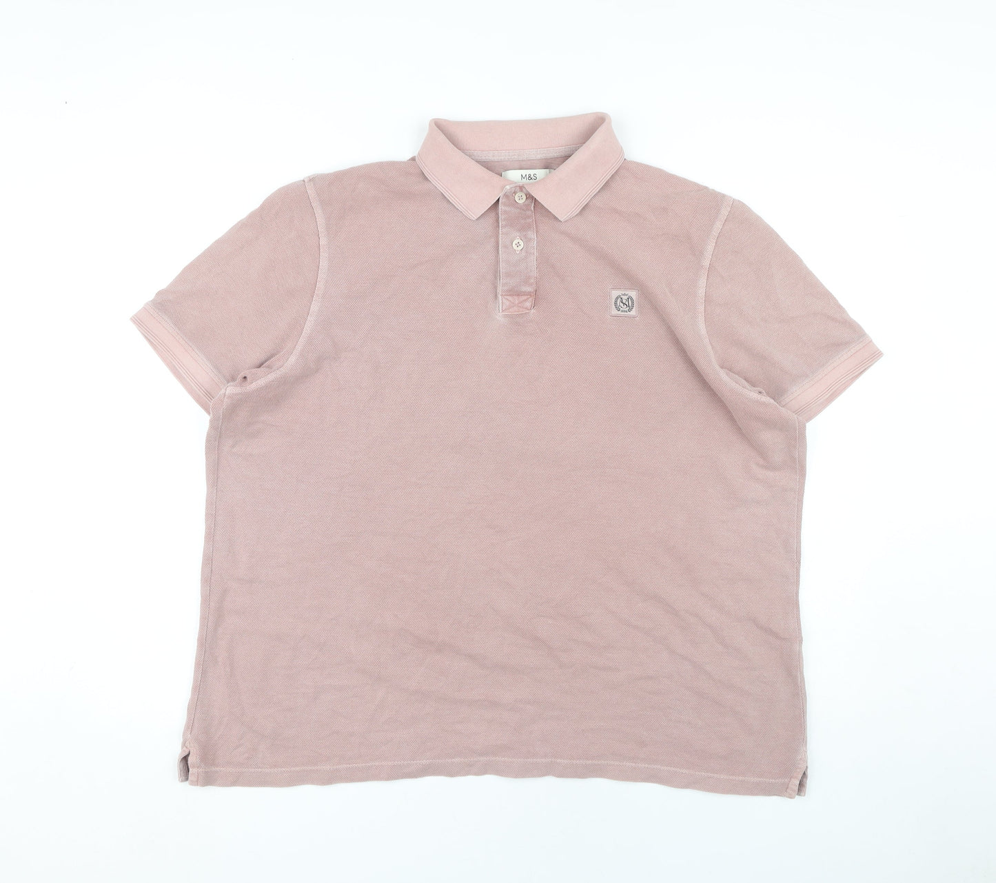 Marks and Spencer Men’s Pink XL Polo Shirt