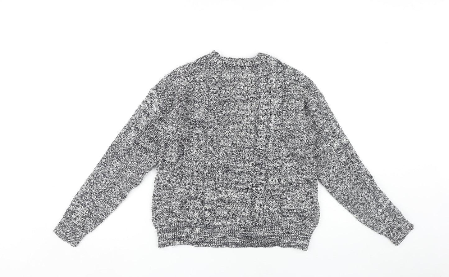 Womens UK Size Size:12 Mango Grey Pullover Jumper
