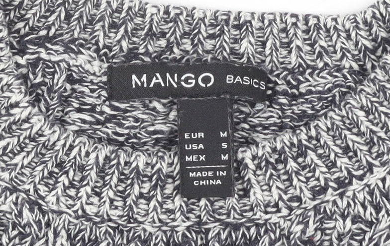 Womens UK Size Size:12 Mango Grey Pullover Jumper