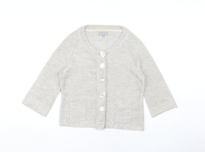 Womens UK Size M Per Una Beige Cardigan Jumper