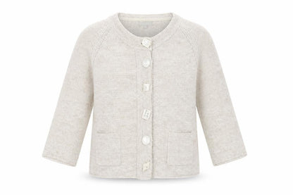 Womens UK Size M Per Una Beige Cardigan Jumper
