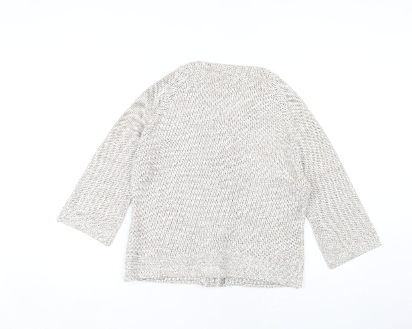 Womens UK Size M Per Una Beige Cardigan Jumper