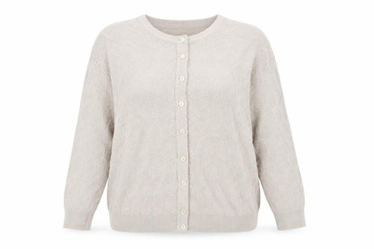 Womens UK Size 20 St Michael Beige Cardigan Jumper