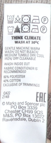 Marks and Spencer Men's Beige 2XL Full Zip Jumper