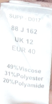 Kaleidoscope Women's Pink Round Neck Jumper, Size 12