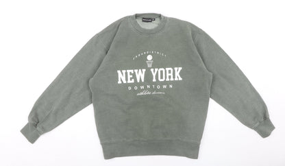 PrettyLittleThing Women's Grey XS Pullover Sweatshirt