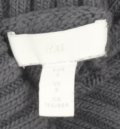 Womens UK Size S H&M Grey Pullover Jumper