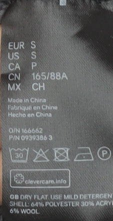 Womens UK Size S H&M Grey Pullover Jumper
