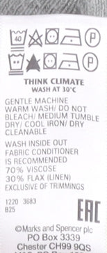 Marks and Spencer Unisex Grey V-Neck Sleeveless Vest