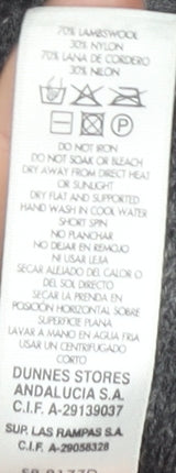 Dunnes Stores Men's Medium Grey High Neck Pullover Jumper