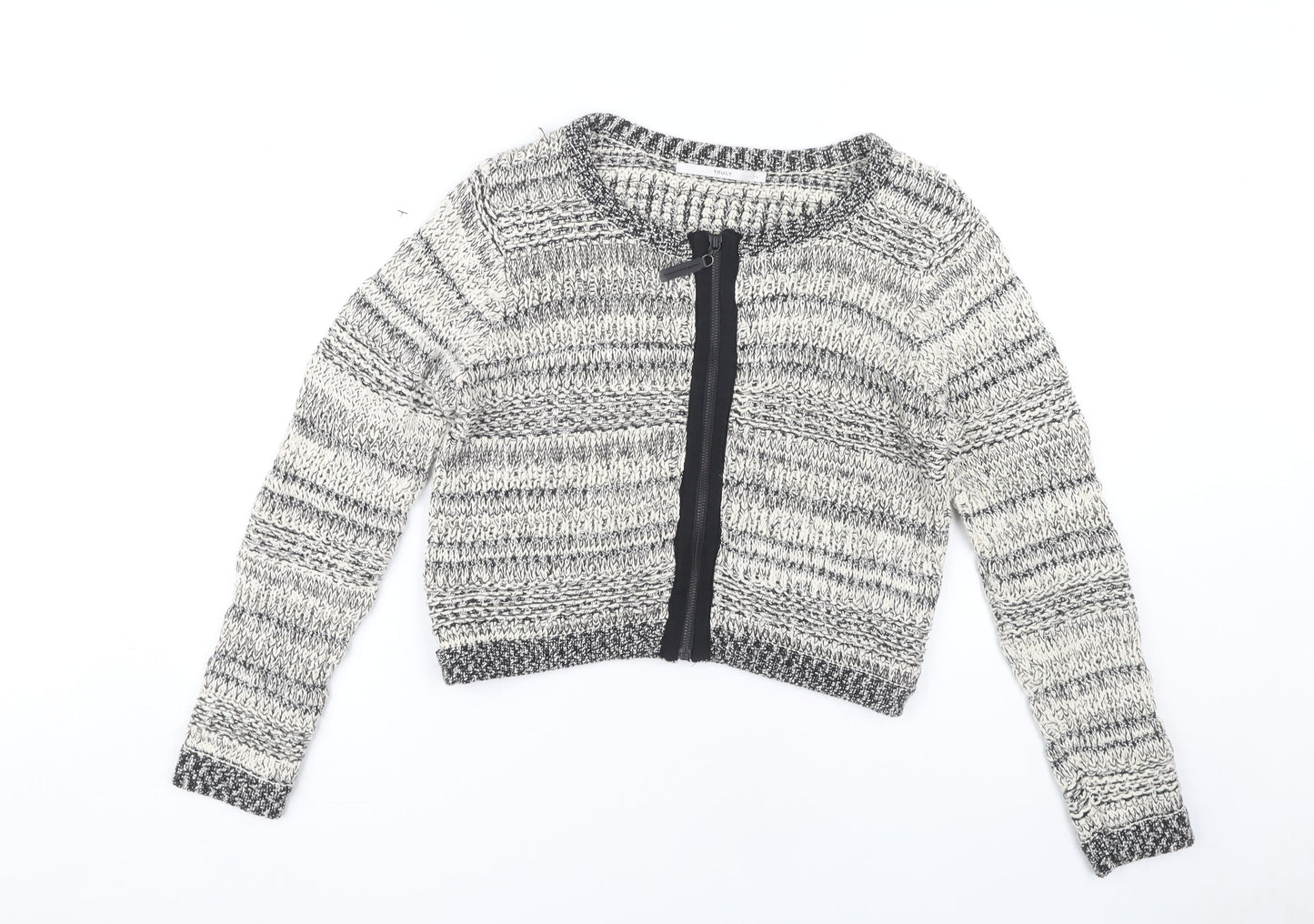 Truly Women's Grey Zip Cardigan L
