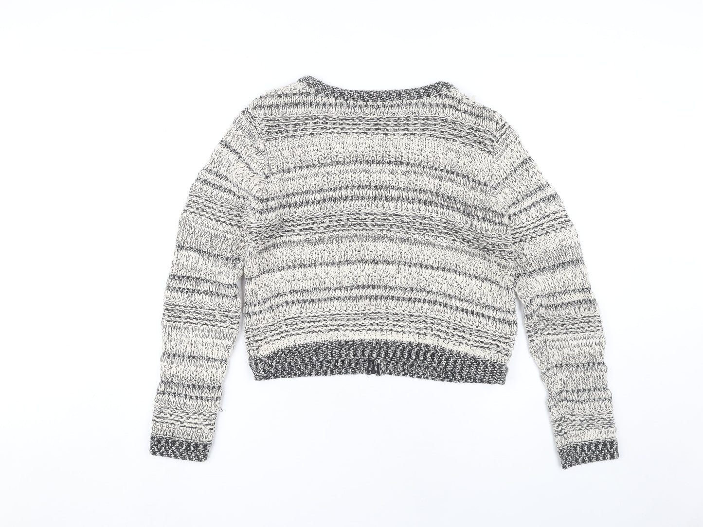 Truly Women's Grey Zip Cardigan L