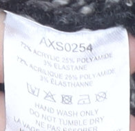 AX Paris Beige Animal Print Women's S Pullover Jumper