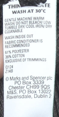 Marks and Spencer Men's Brown Striped Pullover Jumper 2XL