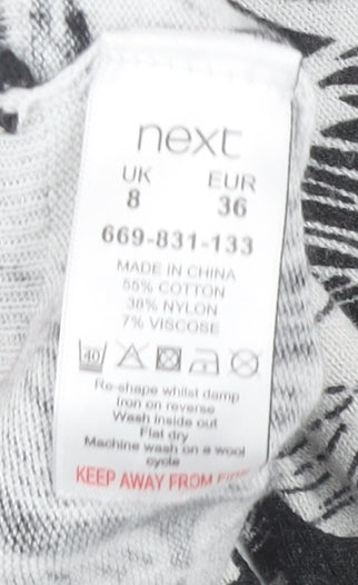 Womens UK Size 8 NEXT Black Pullover Jumper
