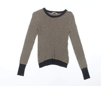 Womens UK Size M Zara Black Knit