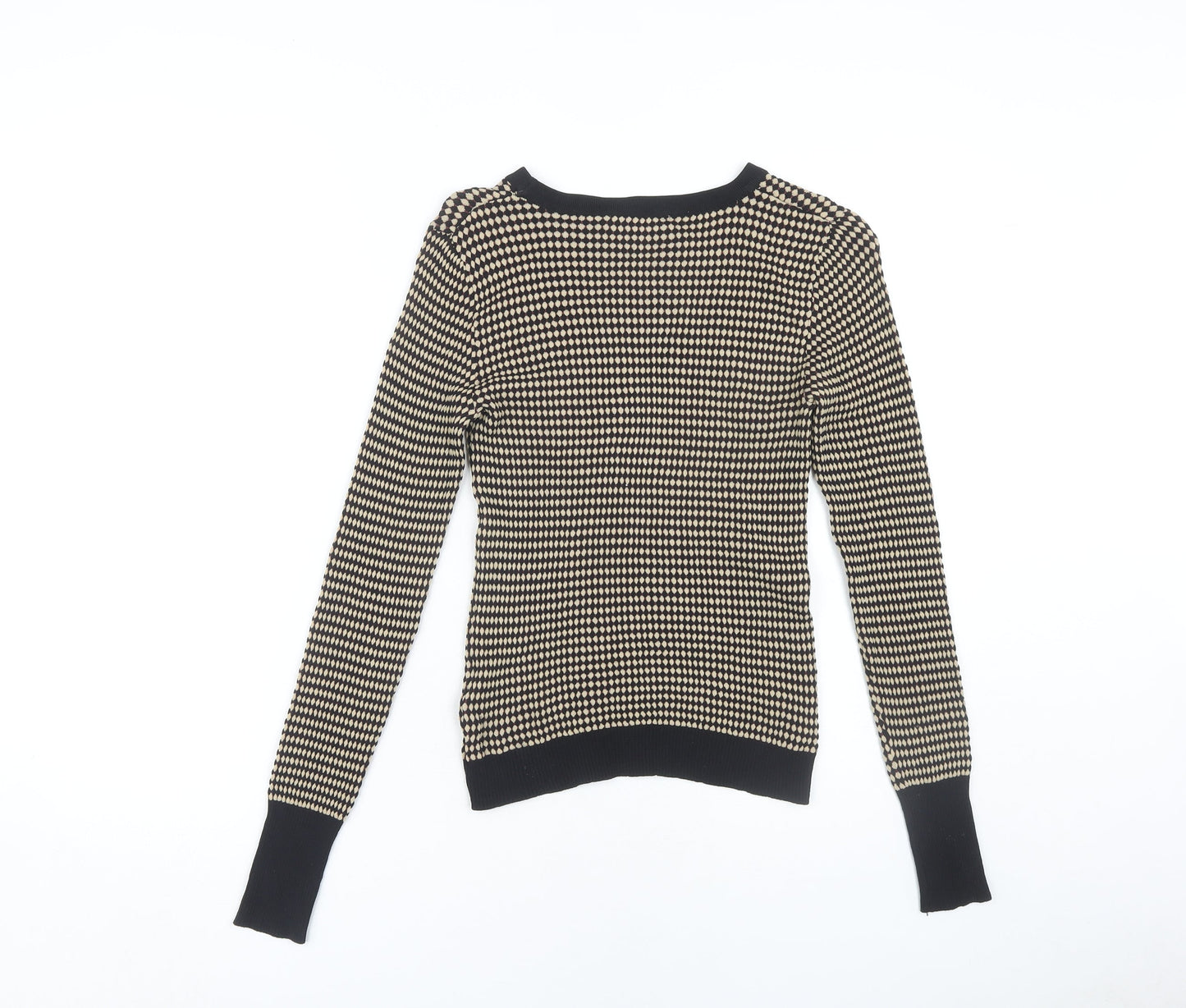 Womens UK Size M Zara Black Knit