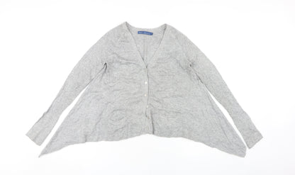 Womens UK Size 8 NEXT Grey Cardigan Jumper