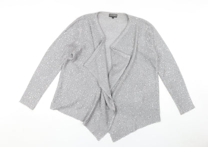 Womens UK Size M CASAMIA Grey Cardigan Jumper