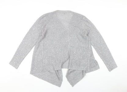 Womens UK Size M CASAMIA Grey Cardigan Jumper