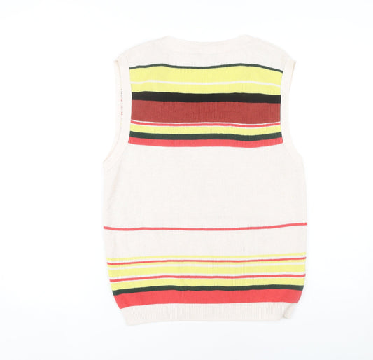 Womens UK Size M NEXT Multicoloured Vest Jumper