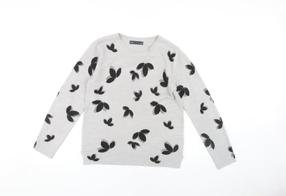 Womens UK Size 10 Marks and Spencer Grey Pullover Jumper