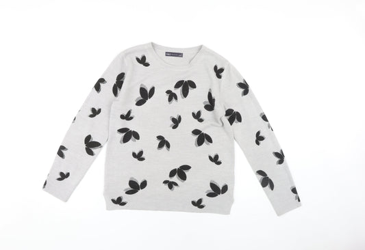 Womens UK Size 10 Marks and Spencer Grey Pullover Jumper