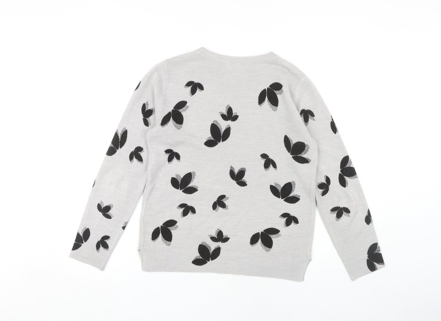 Womens UK Size 10 Marks and Spencer Grey Pullover Jumper