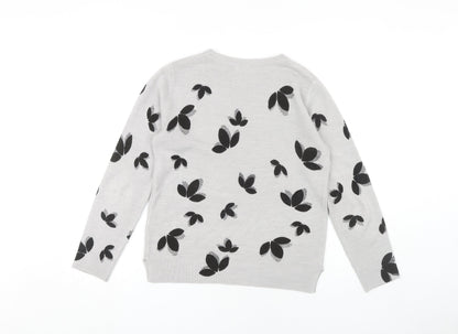 Womens UK Size 10 Marks and Spencer Grey Pullover Jumper
