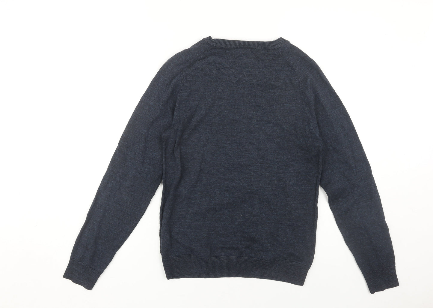 Next Men's Blue Crew Neck Pullover Jumper XS