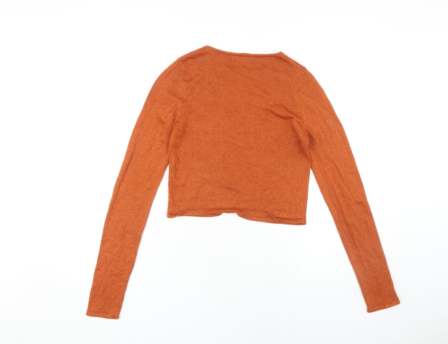 UK Size 12 Stradivarius Orange Cropped