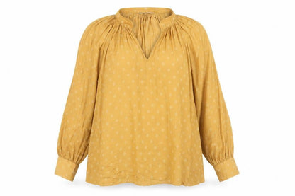 Womens UK Size 12 NEXT Yellow Tunica Blouse