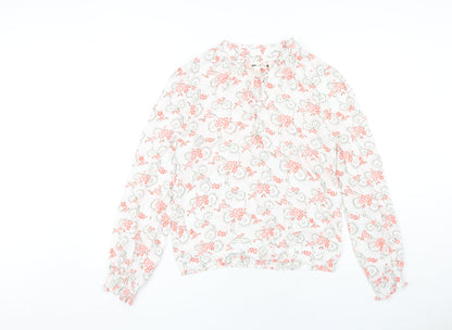 Womens UK Size 8 Marks and Spencer Ivory Basic Blouse