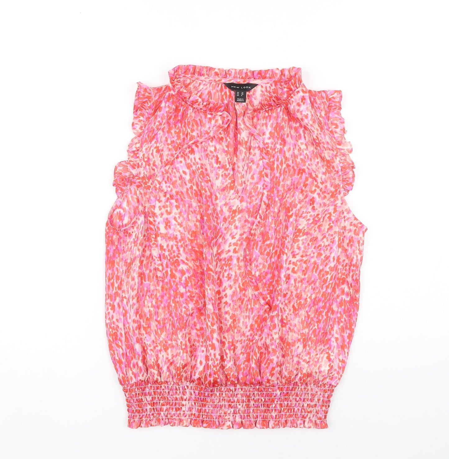 New Look Women's Pink Sleeveless Blouse UK 10