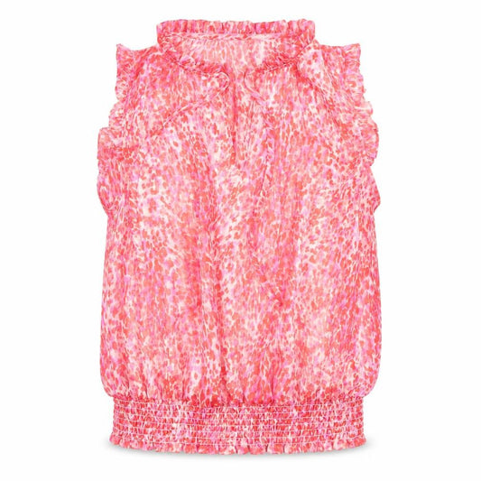 Womens UK Size 10 New Look Pink Basic Blouse
