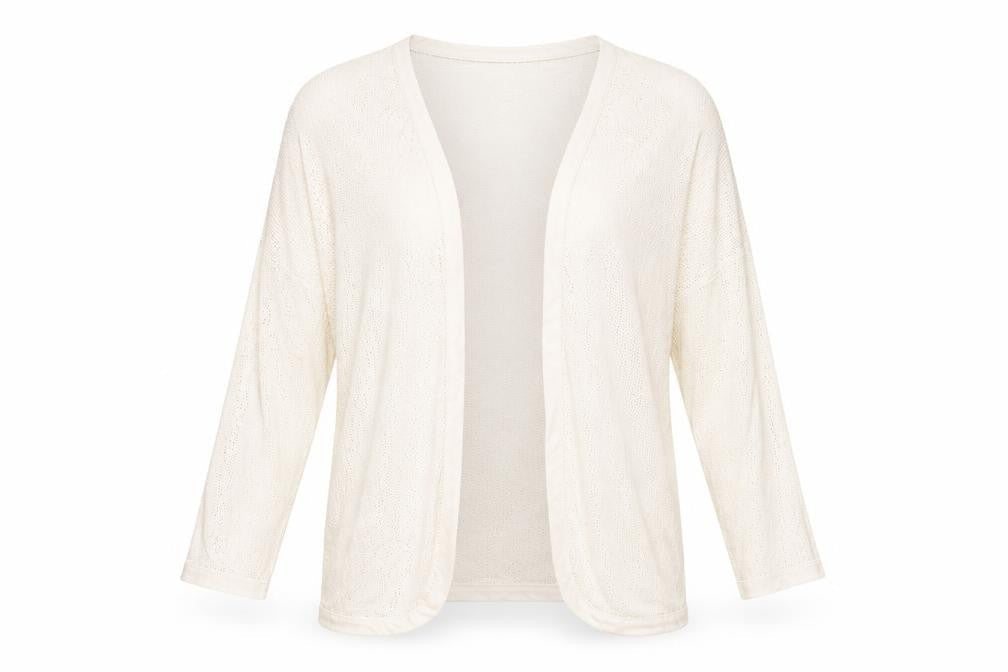 Womens UK Size 8 Miss Selfridge Ivory Cardigan Jumper