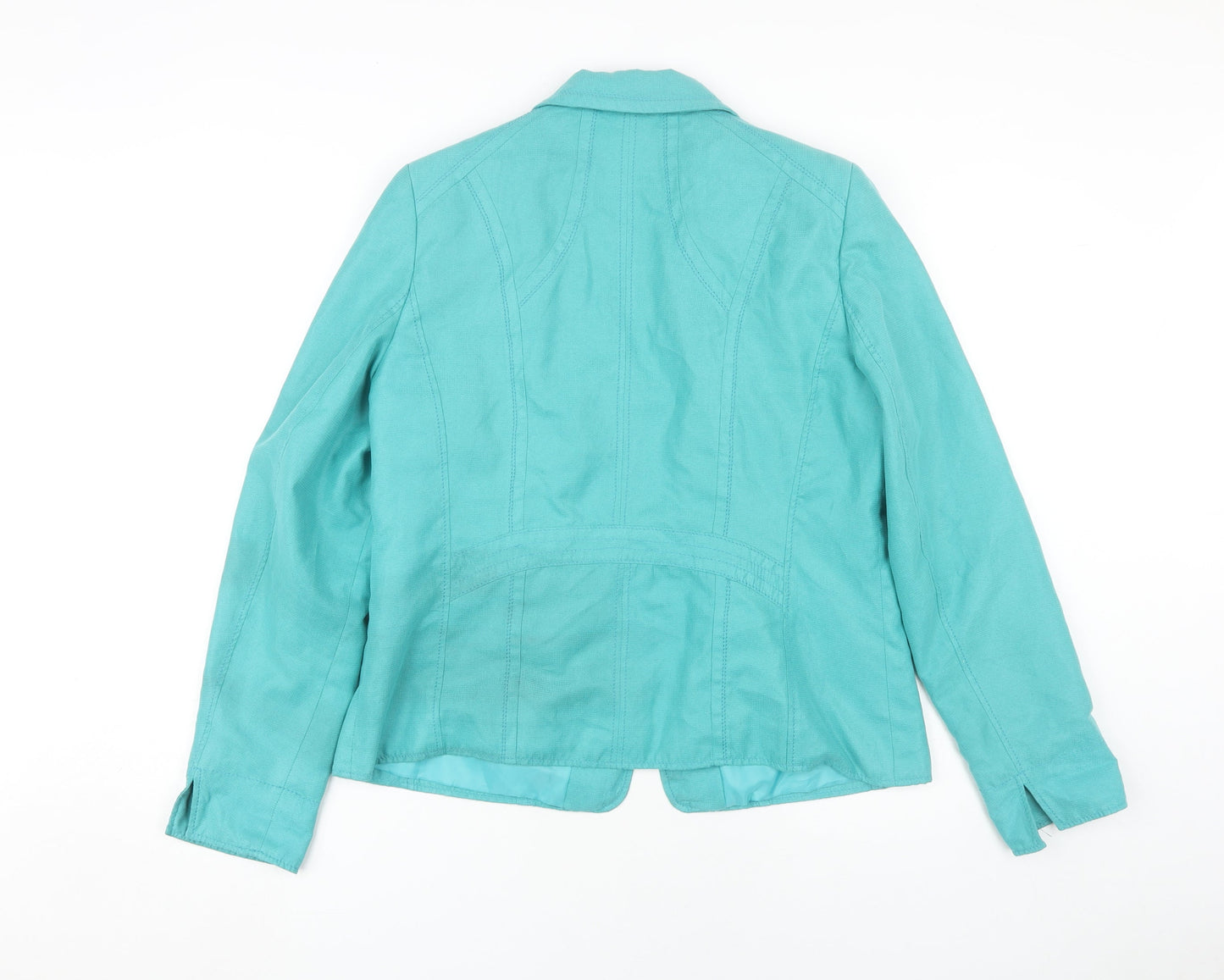 KSTN Women's Blue Blazer Size 18 with Zipped Pockets