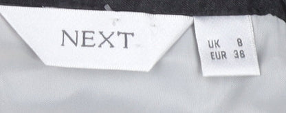 Next Women's Black Sleeveless Lace Dress Size 8