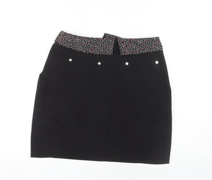 H&M Women's Black Straight Skirt, Size 10