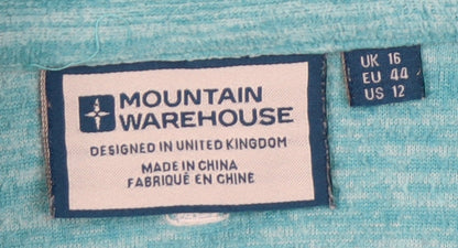 Womens UK Size 16 Mountain Warehouse Blue Pullover Sweatshirt