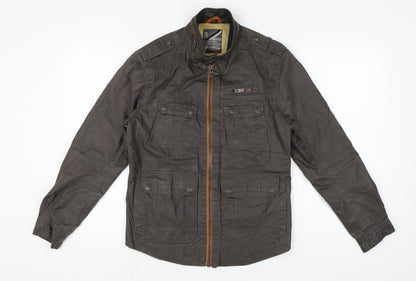 Mens UK Size S F.F.P. Brown Military Jacket