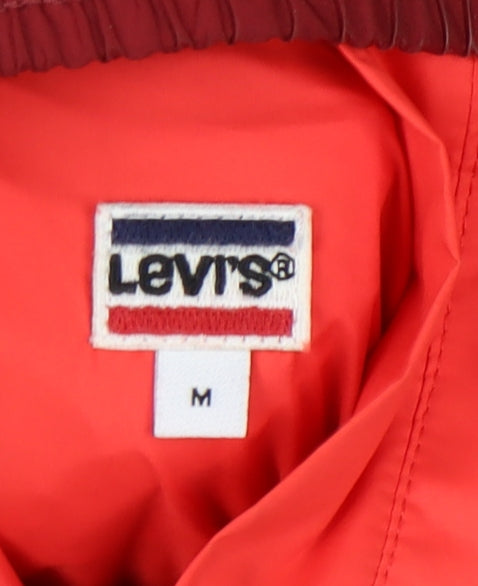 Levi's Red Puffer Jacket Unisex Adults M