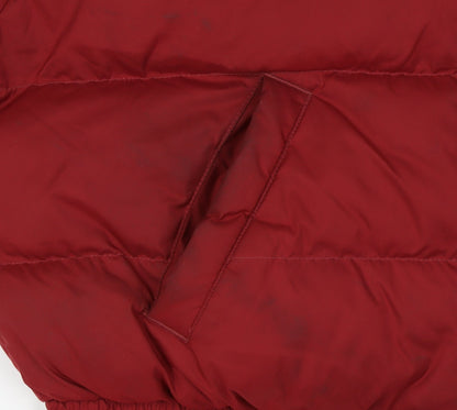Levi's Red Puffer Jacket Unisex Adults M