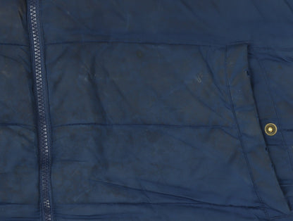 Mens UK Size S Gap Blue Puffer Jacket