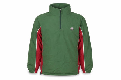 Front view of Samurai Sportswear Men's Green XS Windbreaker