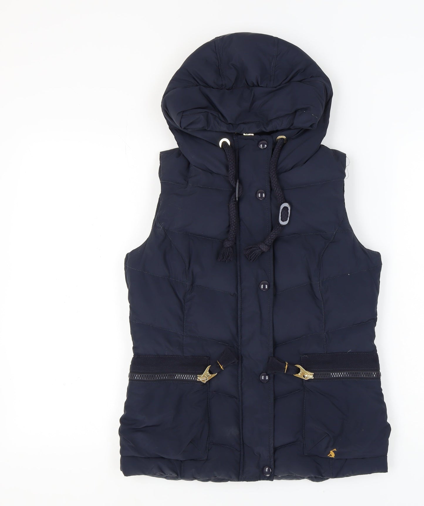 Womens UK Size 8 Joules Navy Puffer Jacket